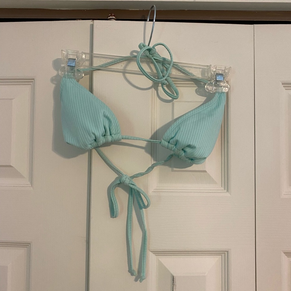 Teal, Xhilaration, bikini top.